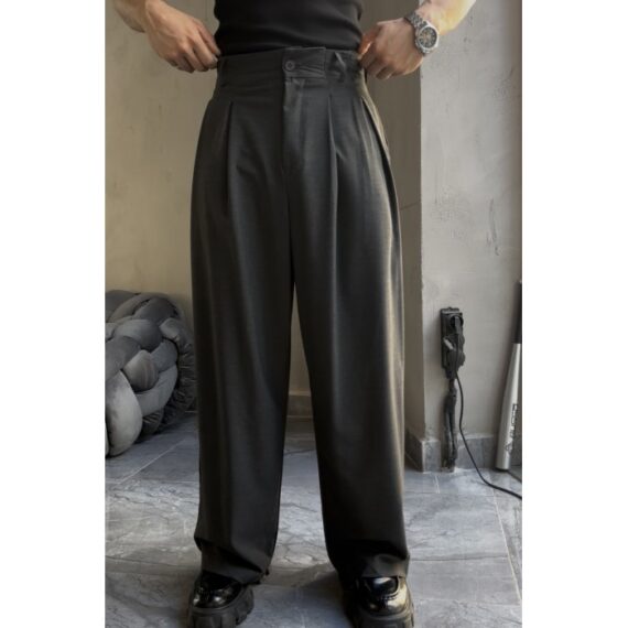 Yüksek Kalite Super Baggy Kumaş Pantolon