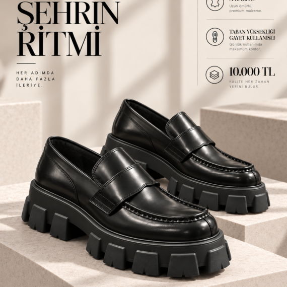 STEP NOIR CHUNK LOAFER”
