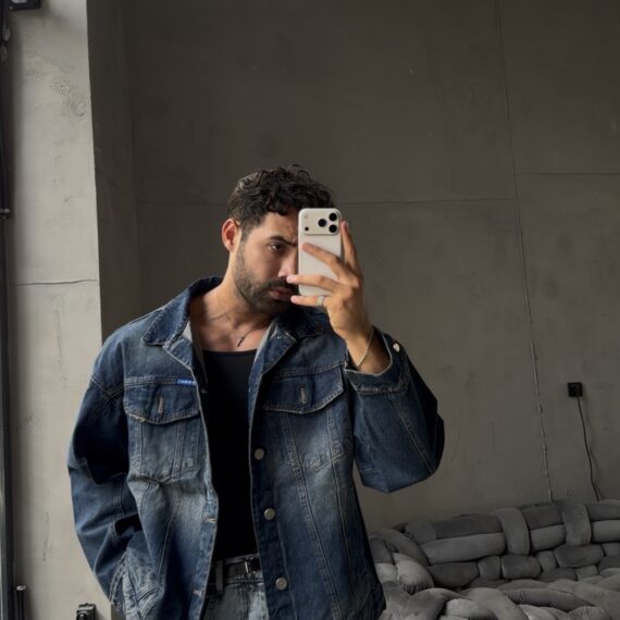 Oversize Denim Ceket & Balon Fit Jean